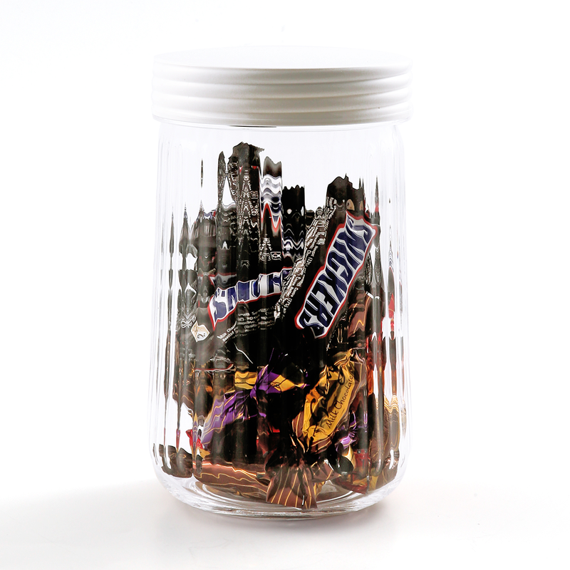 Vague Acrylic Ripple Storage Jar - Al Makaan Store