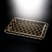 Vague Rectangular Acrylic Serving Tray Flower Design - Al Makaan Store
