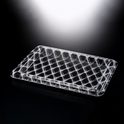 Vague Rectangular Acrylic Serving Tray Flower Design - Al Makaan Store