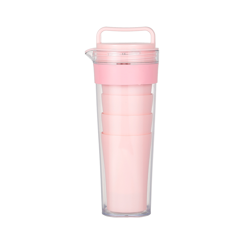 Vague Water Pitcher with 4 Cups Set 1.4 L - Al Makaan Store