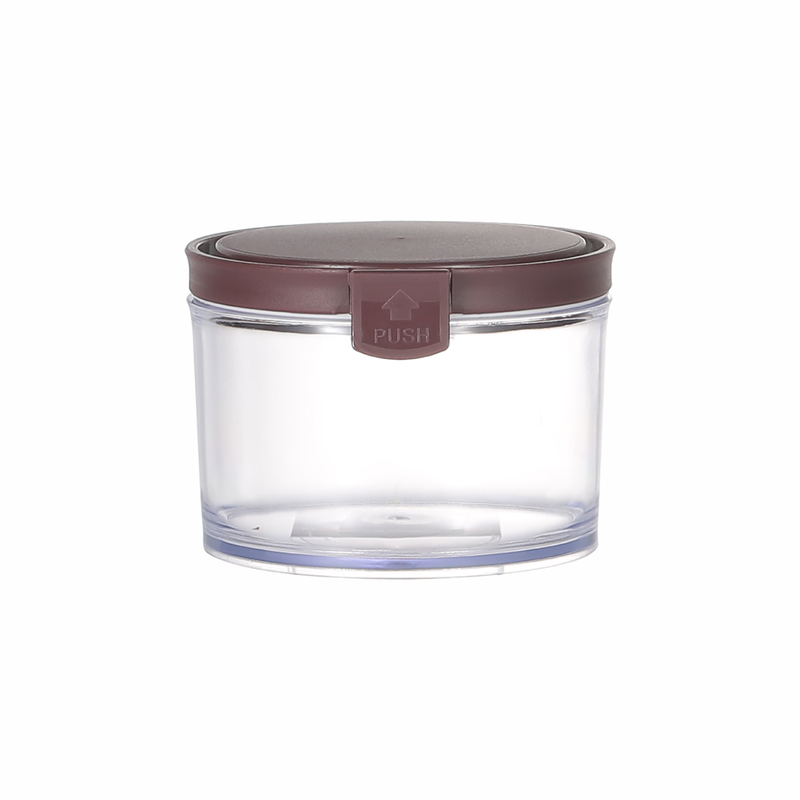 Vague Plastic Round Food Container - Al Makaan Store