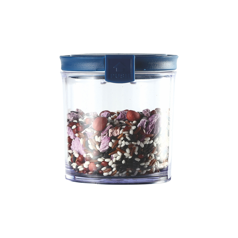 Vague Plastic Round Food Container - Al Makaan Store