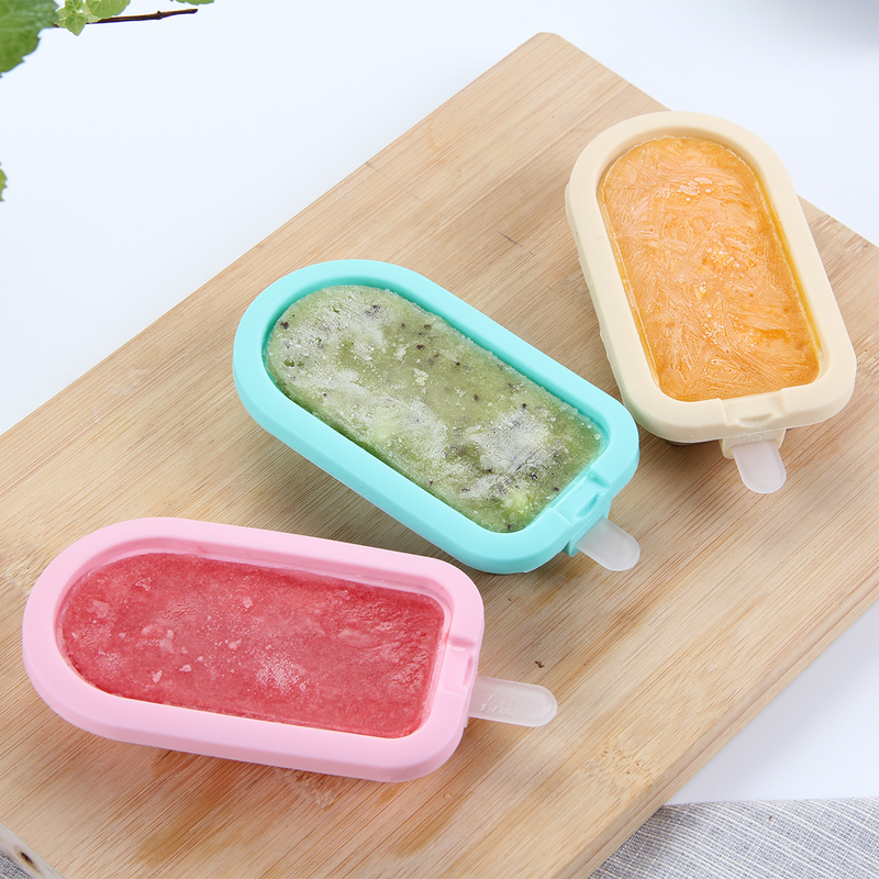 Vague 3 Piece Silicone Ice Cream Mould Set Popsicle - Al Makaan Store