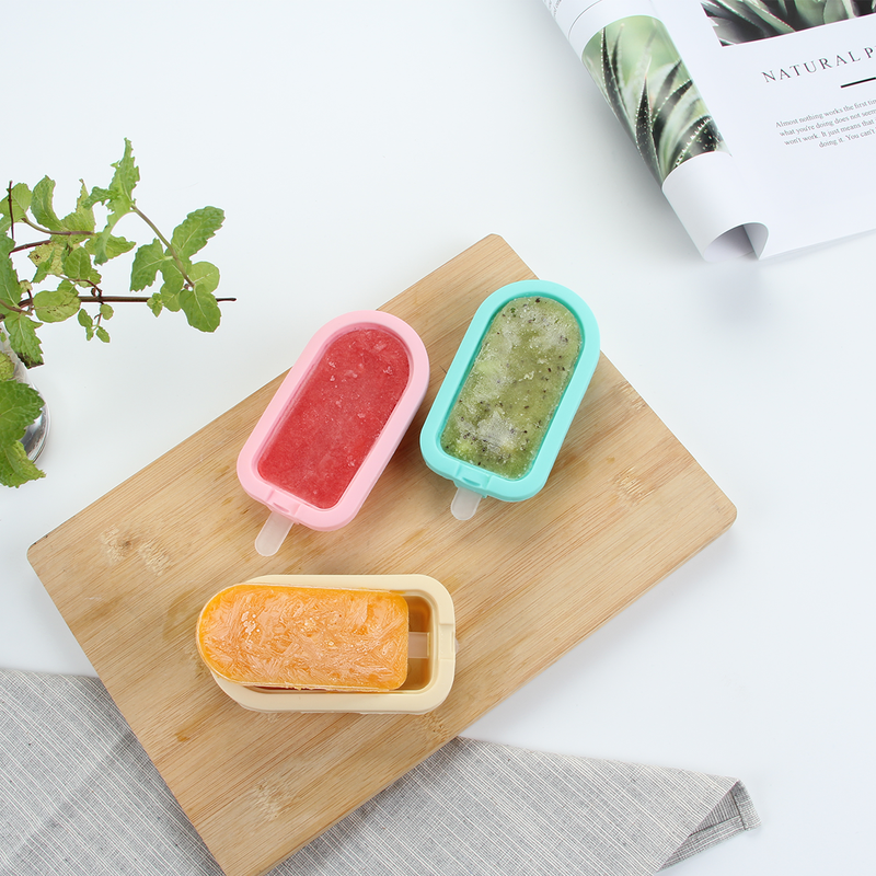 Vague 3 Piece Silicone Ice Cream Mould Set Popsicle - Al Makaan Store