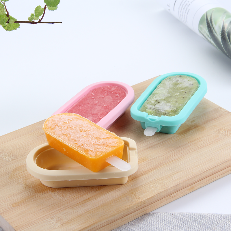Vague 3 Piece Silicone Ice Cream Mould Set Popsicle - Al Makaan Store