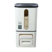 Vague Push-Serve Storage Bin 6 Kg - Al Makaan Store