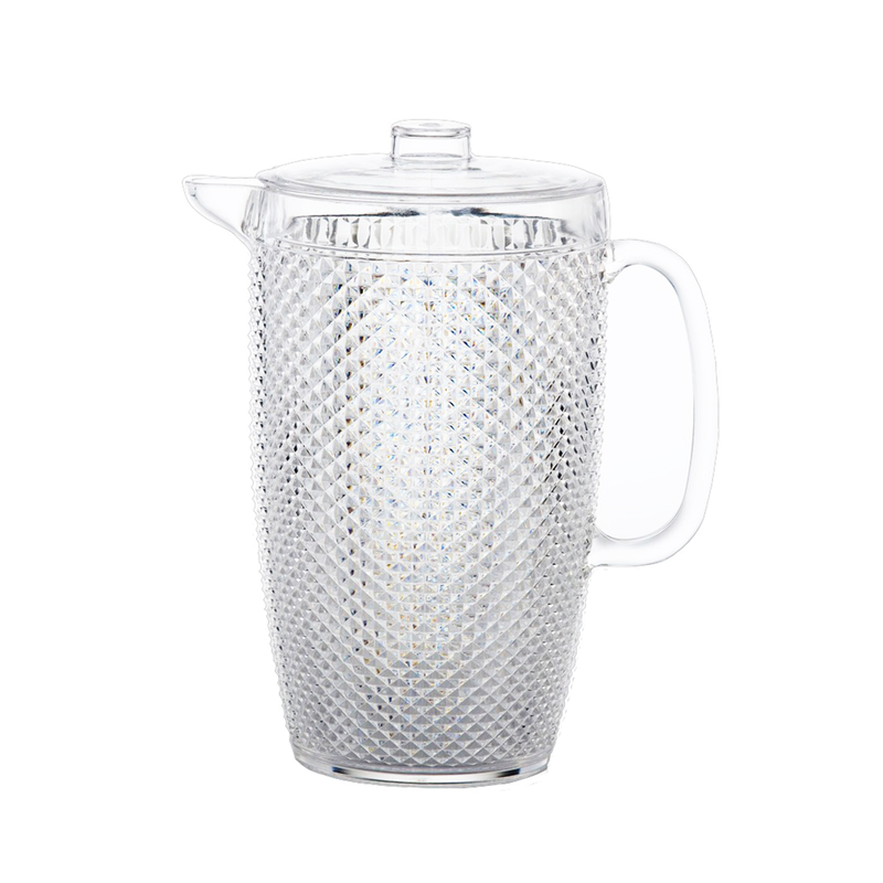 Vague Acrylic Diamond Water Jug 2.37 L - Al Makaan Store