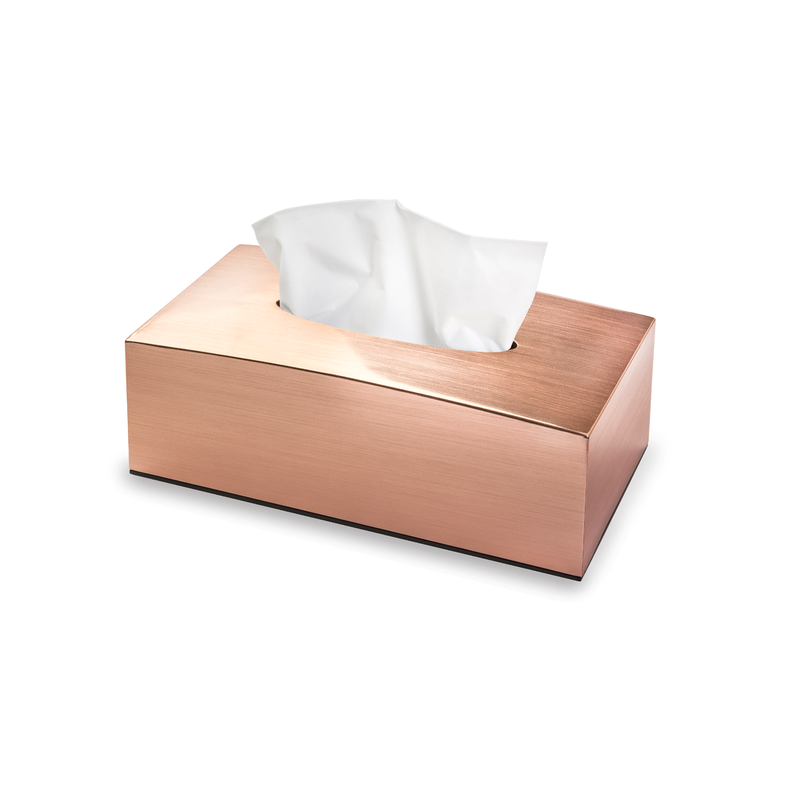 Vague Acrylic Tissue Box with Metallic Finish - Al Makaan Store