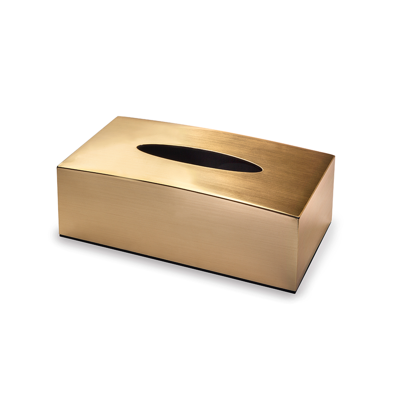 Vague Acrylic Tissue Box with Metallic Finish - Al Makaan Store