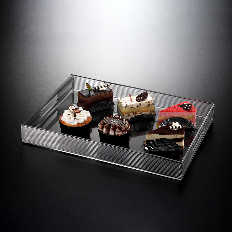 Vague Acrylic Classic Serving Tray - Al Makaan Store