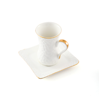 Decopor 12 Piece Tea Cup & Saucer Set 100 ml - Al Makaan Store