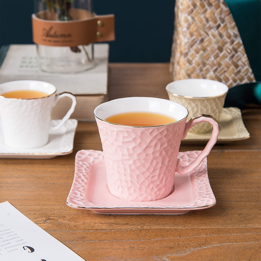 Decopor 12 Piece Coffee Cup & Saucer Set 70 ml - Al Makaan Store