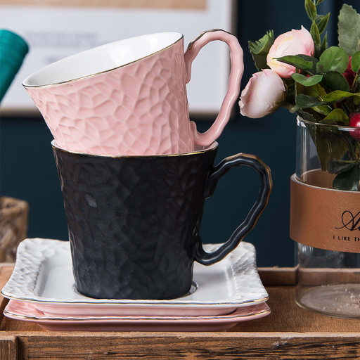 Decopor 12 Piece Milk Cup & Saucer Set 150 ml - Al Makaan Store