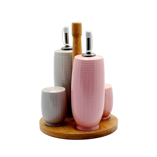 Decopor 5 Piece Condiment Porcelain Set - Al Makaan Store