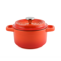 Che Brucia Direct Fire Orange Ceramic Cooking Casserole - Al Makaan Store