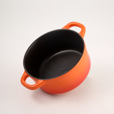 Che Brucia Direct Fire Orange Ceramic Cooking Casserole - Al Makaan Store