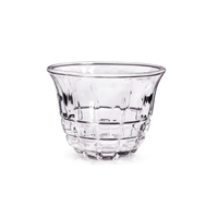 Vague 6 Piece Glass Cawa Cup Set 55 ml - Al Makaan Store