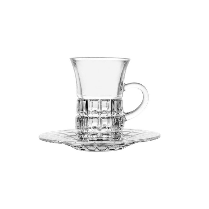 12 Piece Tea Cups & Saucers Legion Set - Al Makaan Store