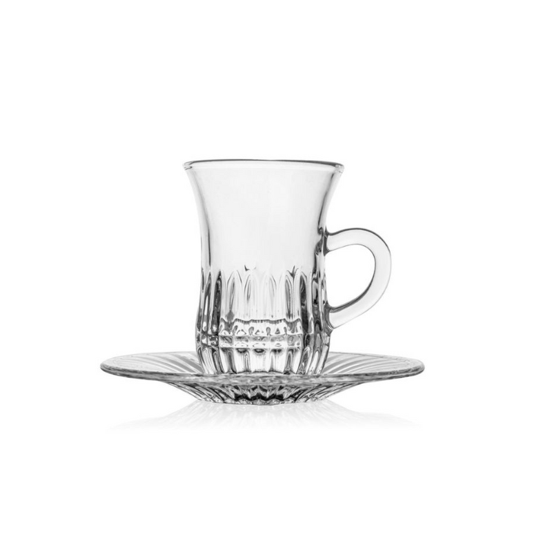 13 Piece Tea Cups & Saucers Legion Set - Al Makaan Store
