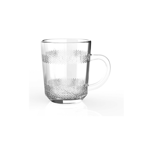 City Glass 3 Piece Bolivia Glass Tea Mug 220 ml Set - Al Makaan Store