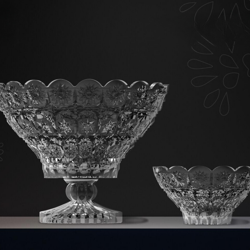 City Glass 7 Piece Bohemia Sakara Glass Bowl Set - Al Makaan Store