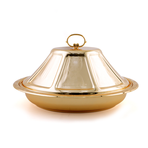 Vague Ouzi Steel Serving Platter - Al Makaan Store