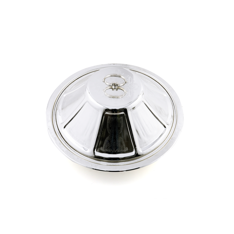 Vague Ouzi Steel Serving Platter - Al Makaan Store