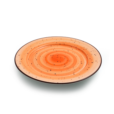 Porceletta Color Glaze Porcelain Flat Plate - Al Makaan Store