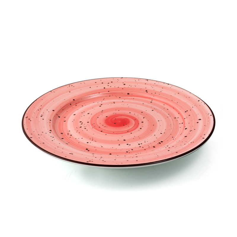 Porceletta Color Glaze Porcelain Flat Plate - Al Makaan Store