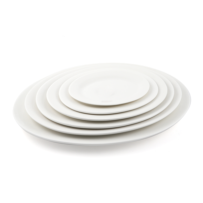 Porceletta Ivory Porcelain Oval Serving Plate - Al Makaan Store