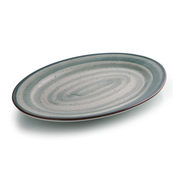 Porceletta Color Glaze Porcelain Oval Plate - Al Makaan Store