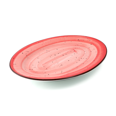 Porceletta Color Glaze Porcelain Oval Plate - Al Makaan Store