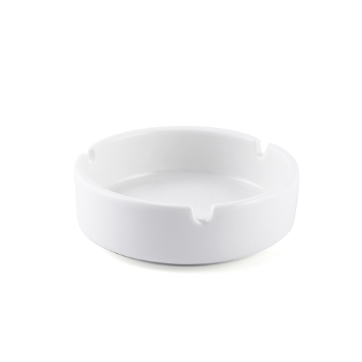 Porceletta Ivory Porcelain Round Ashtray - Al Makaan Store