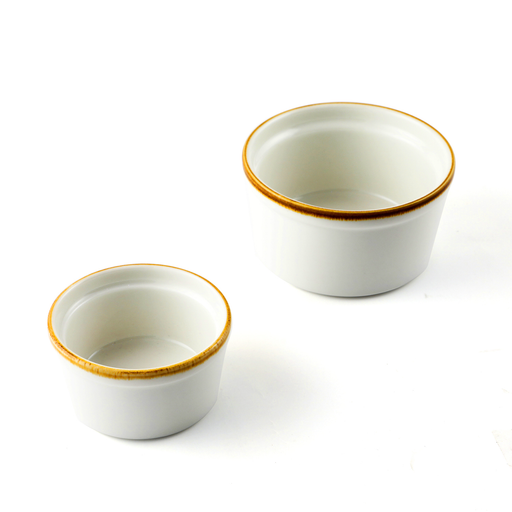 Porceletta Mocha Porcelain Lined Ramekin - Al Makaan Store