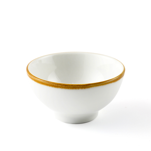 Porceletta Mocha Porcelain Small Footed Bowl - Al Makaan Store