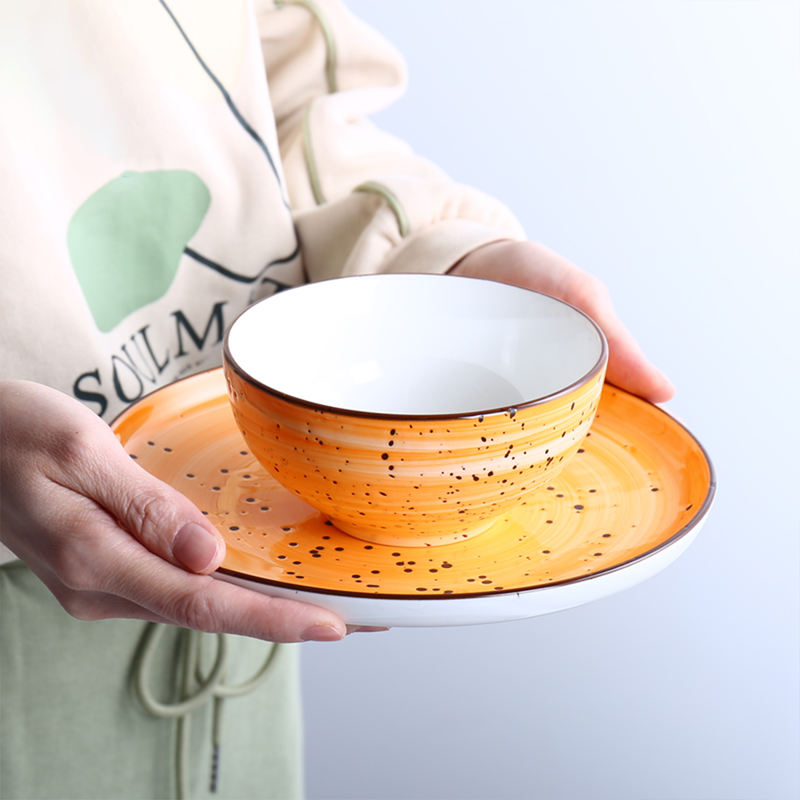 Porceletta Color Glaze Porcelain Small Footed Bowl - Al Makaan Store