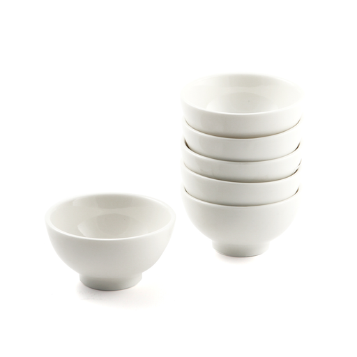 Porceletta Ivory Porcelain Small Footed Bowl - Al Makaan Store