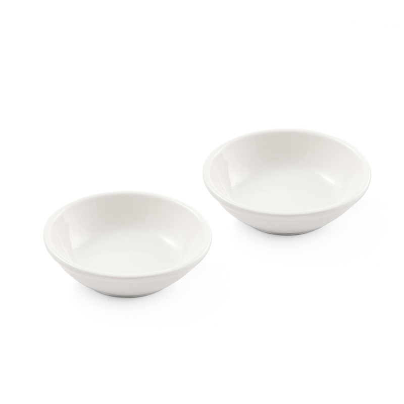 Porceletta Ivory Porcelain Small Sauce Dish - Al Makaan Store