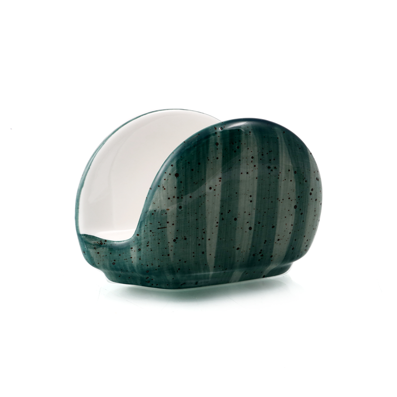 Porceletta Color Glaze Porcelain Napkin Holder - Al Makaan Store