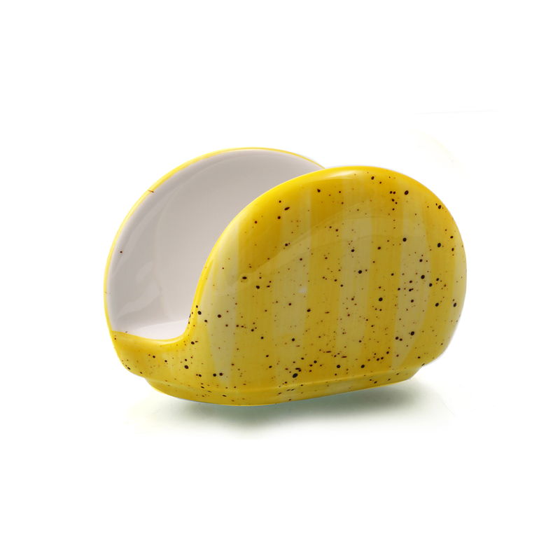 Porceletta Color Glaze Porcelain Napkin Holder - Al Makaan Store