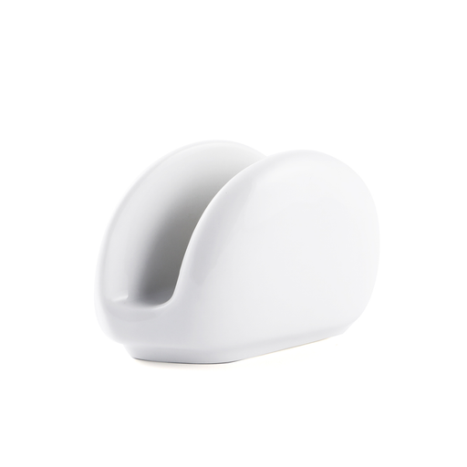 Porceletta Ivory Porcelain Napkin Holder 12 cm - Al Makaan Store