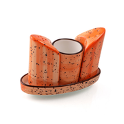 Porceletta Color Glaze Porcelain 4 Pcs Condiment Set - Al Makaan Store