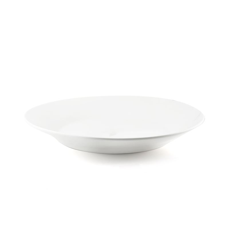 Porceletta Ivory Porcelain Ouzi Round Plate - Al Makaan Store