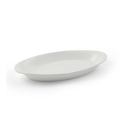 Porceletta Ivory Porcelain Rim Oval Platter - Al Makaan Store