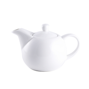 Porceletta Ivory Porcelain Tea pot Coup Shape - Al Makaan Store