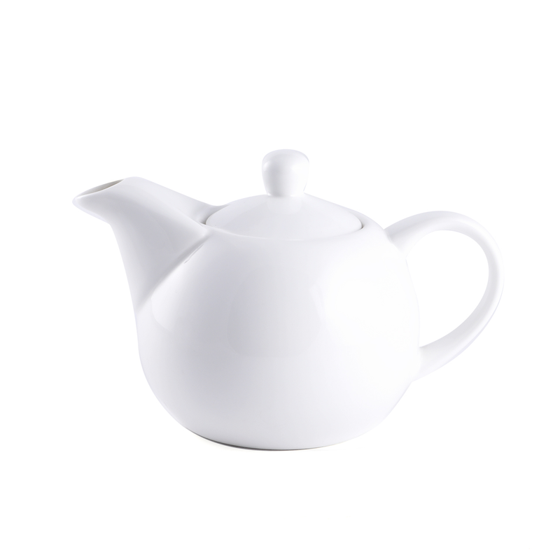 Porceletta Ivory Porcelain Tea pot Coup Shape - Al Makaan Store