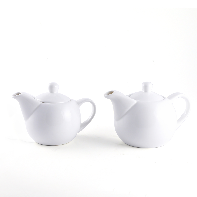 Porceletta Ivory Porcelain Tea pot Coup Shape - Al Makaan Store