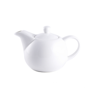 Porceletta Ivory Porcelain Tea pot Coup Shape - Al Makaan Store