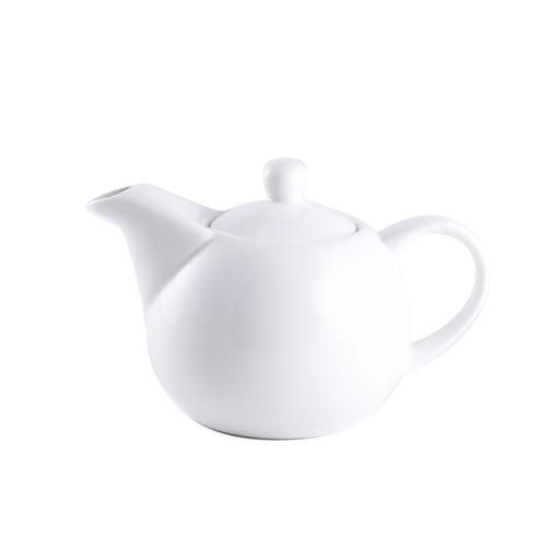 Porceletta Ivory Porcelain Tea pot Coup Shape - Al Makaan Store