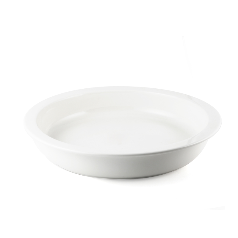 Porceletta Ivory Porcelain Round Insert Platter 39 cm - Al Makaan Store